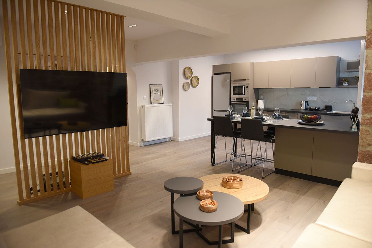 Photo from living room and kitchen