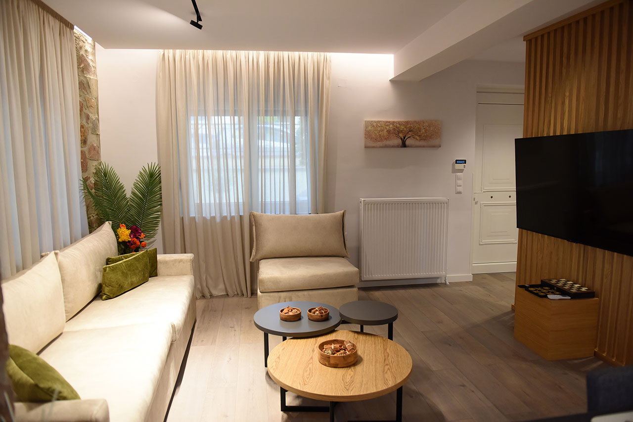 Living room of The Cozy Flat